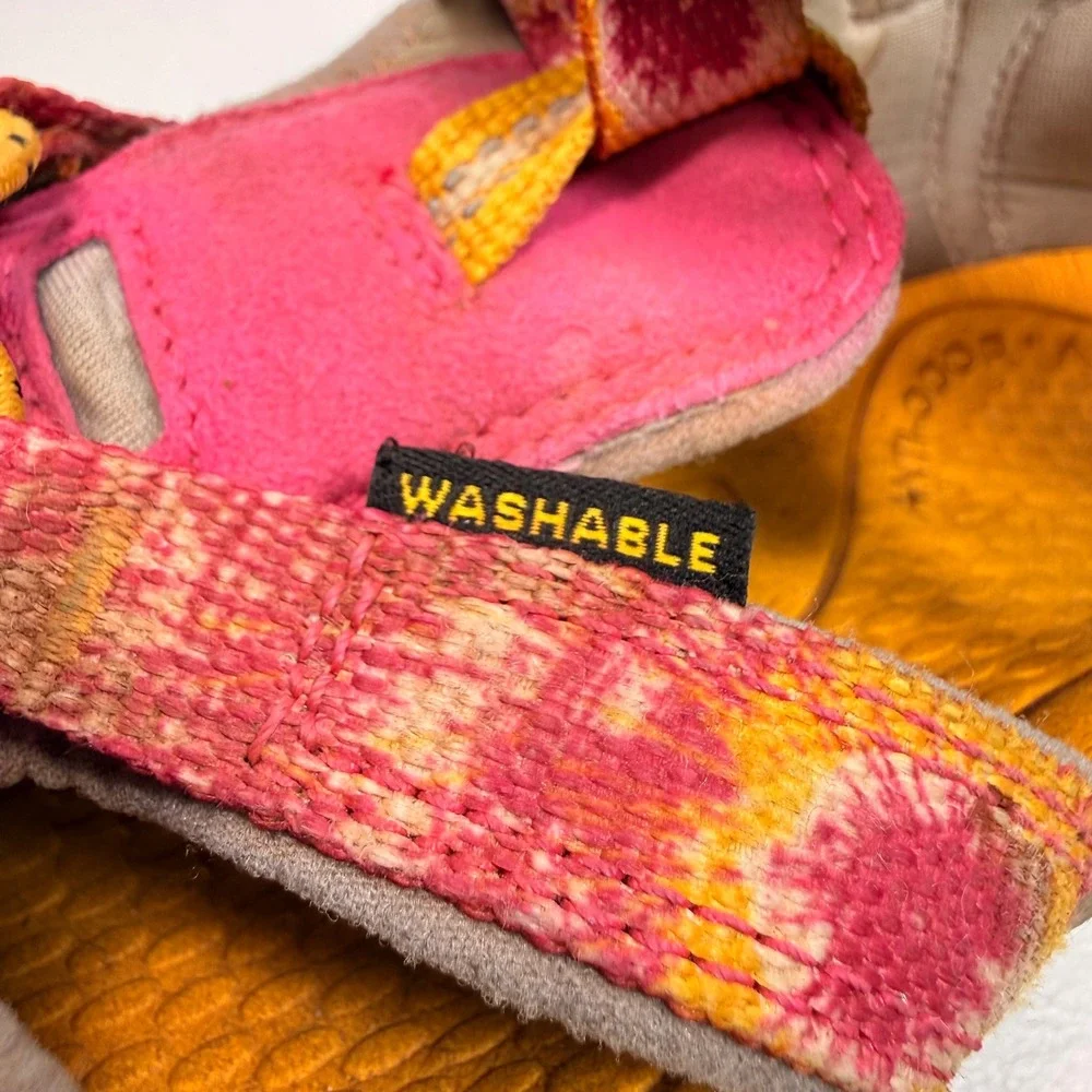Keen CNX Sport Sandals Pink Orange Tie Dye Waterproof Outdoor Girls Size 13/1